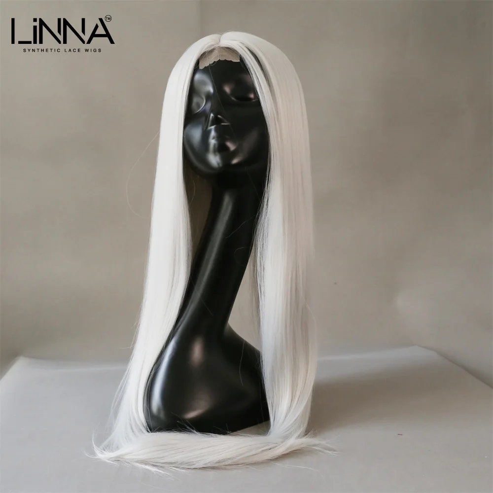 Silver Grey Synthetic Lace Wig For Women Long Straight 26 Inch High Temperature Fiber Wigs Can Be Permed Cosplay Wigs
Silver Grey Synthetic Lace Wig For Women Long Straight 26 Inch High Temperature Fiber Wigs Can Be Permed Cosplay Wigs