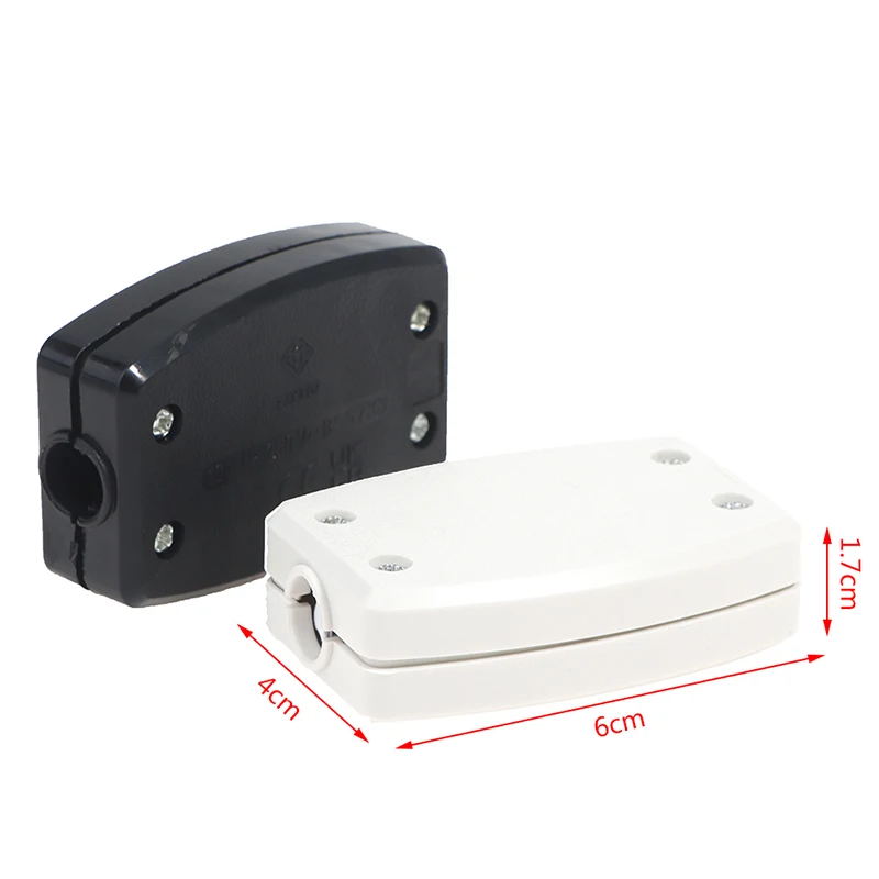 In-Line Connector Box 13A Electric Cable Flex Joiner 3 Terminal Case 250V Wire Mains For Cable Rated From 3A Up To 13A 
In-Line Connector Box 13A Electric Cable Flex Joiner 3 Terminal Case 250V Wire Mains For Cable Rated From 3A Up To 13A