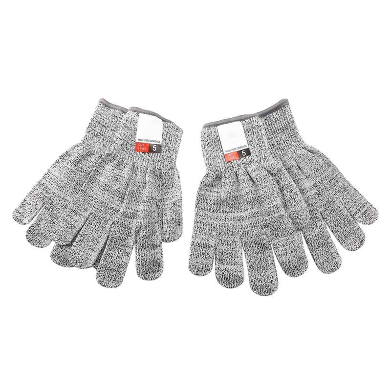 

2 Pairs Cut Resistant Gloves Food Grade Level 5 ,Kitchen For Oyster