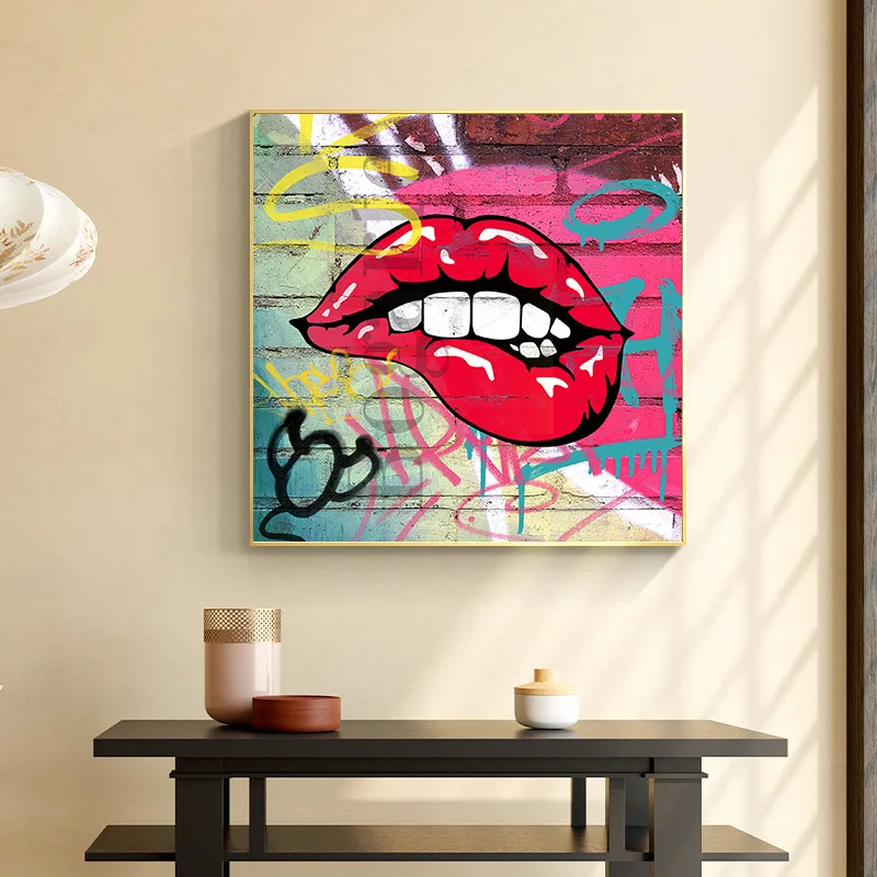 Red Lip Wall Painting Canvas Art Posters And Prints Abstract Pictures For Living Room Home Decor Cuadros 
Red Lip Wall Painting Canvas Art Posters And Prints Abstract Pictures For Living Room Home Decor Cuadros