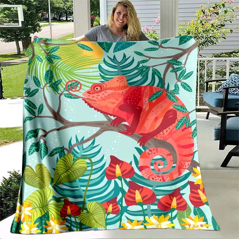 Lizard Wild Animal Pattern Flannel Throw Blanket Lightweight Comfortable Warm Couch Sofa Bed Kids Adults Camping Gift Super Soft
Lizard Wild Animal Pattern Flannel Throw Blanket Lightweight Comfortable Warm Couch Sofa Bed Kids Adults Camping Gift Super Soft