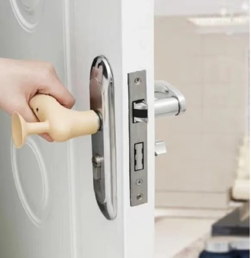 Anti-Collision Door Handle Protective Cover Silicone Thickened Protection Wall Suction Doorknob Crash Pad Anti Collision Mute 
Anti-Collision Door Handle Protective Cover Silicone Thickened Protection Wall Suction Doorknob Crash Pad Anti Collision Mute