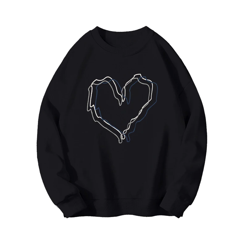 Sweatshirts Women Loose Long Sleeve Shirts Heart Pattern Printing Autumn Oversize Hoodies Pullover Streetwear Harajuku Clothes
Sweatshirts Women Loose Long Sleeve Shirts Heart Pattern Printing Autumn Oversize Hoodies Pullover Streetwear Harajuku Clothes