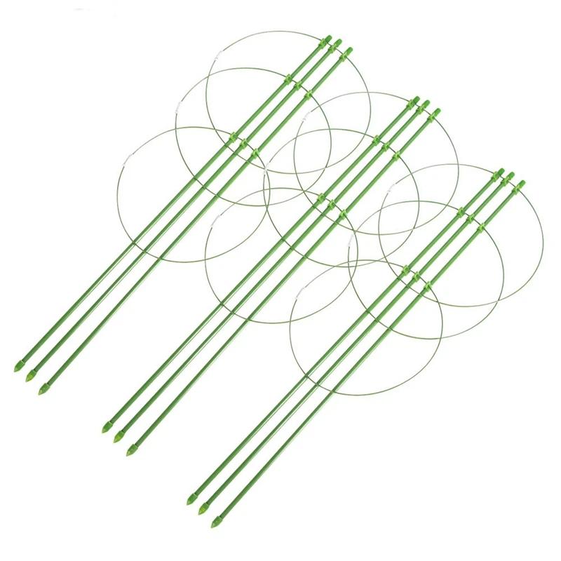 6Pcs Plant Support Cage Garden Plant Support Ring Plant Stake Plant Support For Trellis, Climbing Plant, Flower 60Cm
6Pcs Plant Support Cage Garden Plant Support Ring Plant Stake Plant Support For Trellis, Climbing Plant, Flower 60Cm