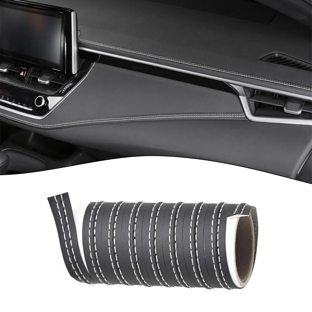 Moulding Trim Strip 1.5CM Width 4M Length Black High Quality Leather Universal White Line Dashboard Direct Fit
Moulding Trim Strip 1.5CM Width 4M Length Black High Quality Leather Universal White Line Dashboard Direct Fit
