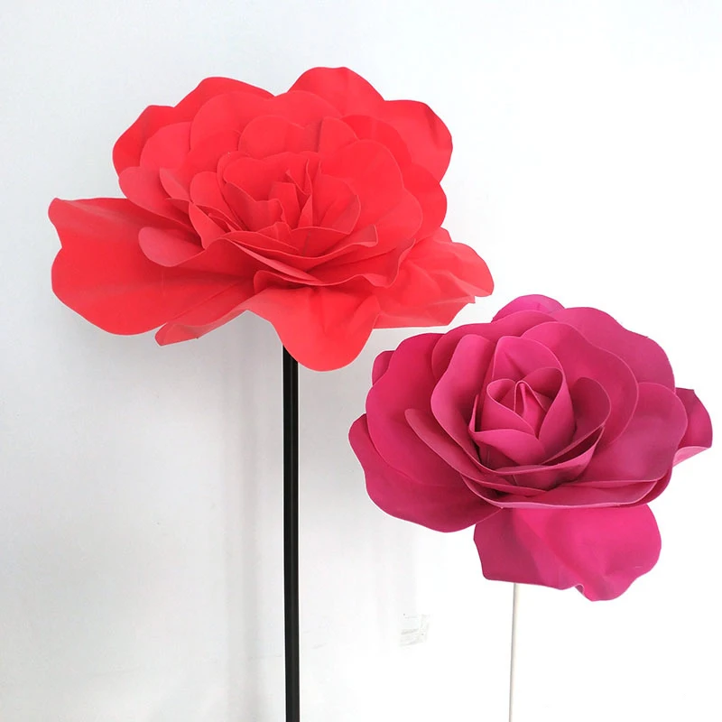 Simulation Flower Rose PE Foam Large Fake Flower Head European Wedding Wall Window Background Layout
Simulation Flower Rose PE Foam Large Fake Flower Head European Wedding Wall Window Background Layout