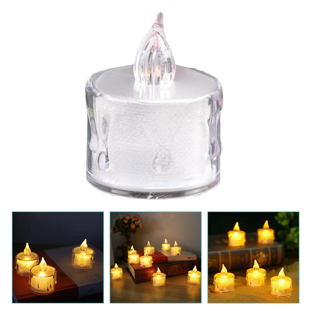 12 Pcs Candles Bulk LED Decorative Lights Flickering Tea Mini Desk Lamp Glitter Flameless Tealights
12 Pcs Candles Bulk LED Decorative Lights Flickering Tea Mini Desk Lamp Glitter Flameless Tealights