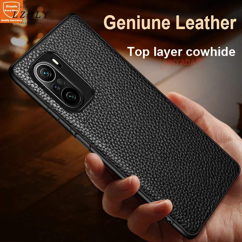 Luxury Geniune Leather Phone Case for Xiaomi Poco F3 Cowhide Case for Xiaomi Redmi K40 Pro Back Cover Bumper Shell Funda
Luxury Geniune Leather Phone Case for Xiaomi Poco F3 Cowhide Case for Xiaomi Redmi K40 Pro Back Cover Bumper Shell Funda
