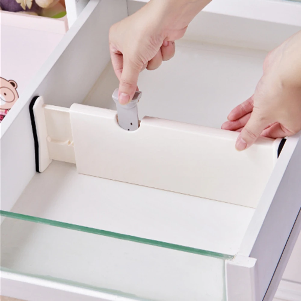 Adjustable Drawer Dividers Retractable Plastic Drawer Partition Organizers Home Storage Clapboard For Kitchen Bathroom Shelf
Adjustable Drawer Dividers Retractable Plastic Drawer Partition Organizers Home Storage Clapboard For Kitchen Bathroom Shelf