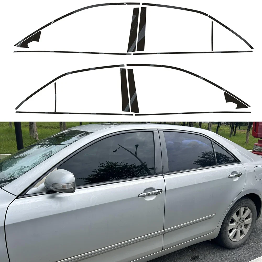 Для Toyota Camry XV40 2006-2011 седан окно хромированные удаленные затемняющие стойки ABC