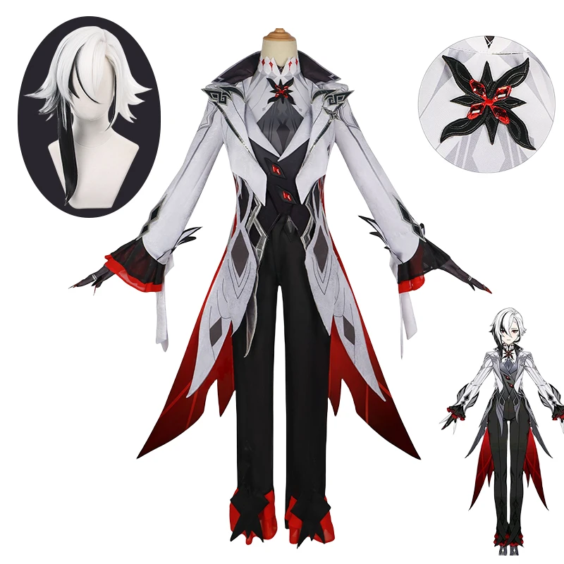 Arlecchino Cosplay Game Genshin Impact Cosplay Costume The Knave Suit Wig Halloween Christmas Costume for Women Uniform
Arlecchino Cosplay Game Genshin Impact Cosplay Costume The Knave Suit Wig Halloween Christmas Costume for Women Uniform