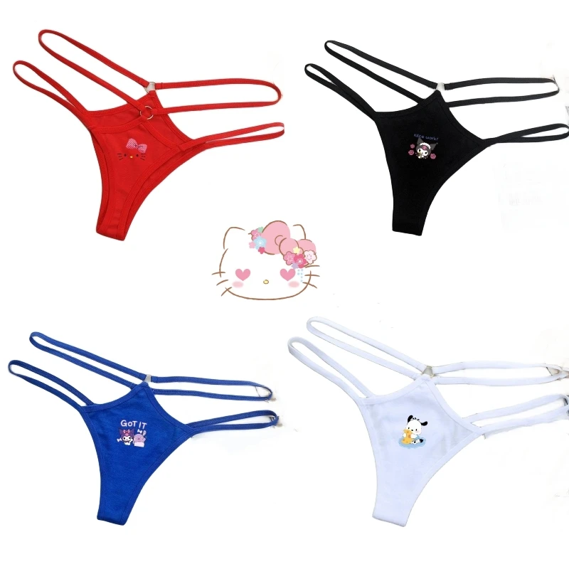 Kawaii Hello Kitty Ladies Panties Anime Girl Sexy Breathable Bikini Briefs Pochacco Kuromi Cute Cartoon Sexy Thong Lingerie Gift
Kawaii Hello Kitty Ladies Panties Anime Girl Sexy Breathable Bikini Briefs Pochacco Kuromi Cute Cartoon Sexy Thong Lingerie Gift