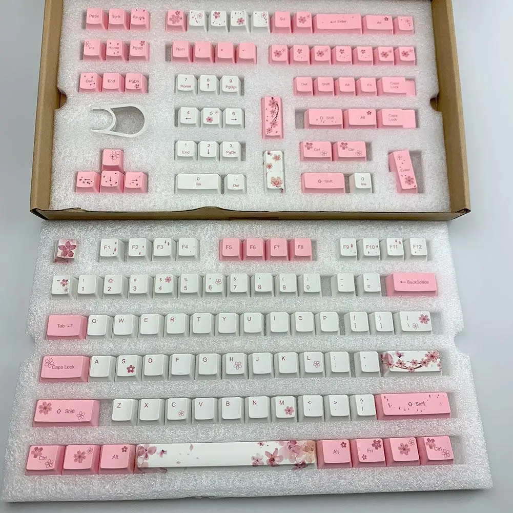 134 Caps Pink Theme Pbt Sublimation Mechanical Board Oem Caps Height M7i3
134 Caps Pink Theme Pbt Sublimation Mechanical Board Oem Caps Height M7i3