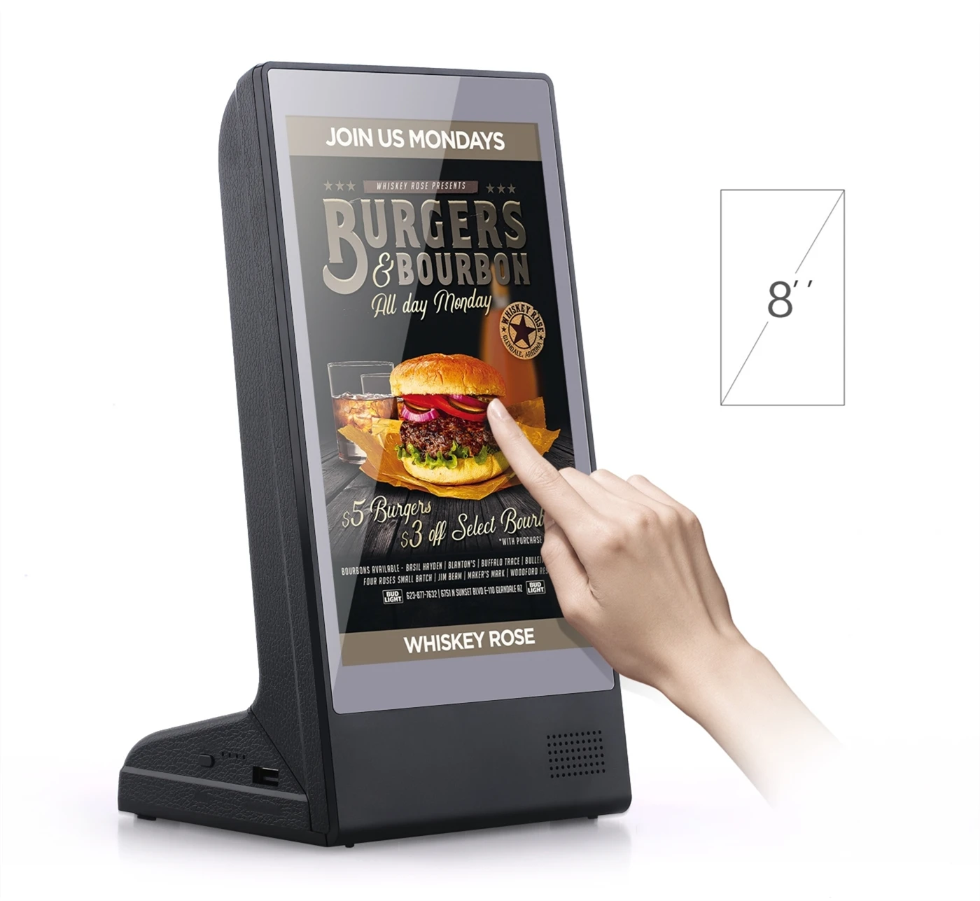 FYD-898 RAM2G Android 8.1 Remote Order Calling Restaurant Table Stand Digital Signage Menu Board Advertising Display
FYD-898 RAM2G Android 8.1 Remote Order Calling Restaurant Table Stand Digital Signage Menu Board Advertising Display