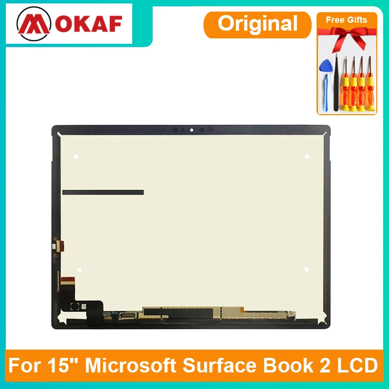 OKANFU New Original 15" LCD For Microsoft Surface Book 2 LCD Display Touch Screen Digitizer Assembly Replacement For Book2
OKANFU New Original 15" LCD For Microsoft Surface Book 2 LCD Display Touch Screen Digitizer Assembly Replacement For Book2