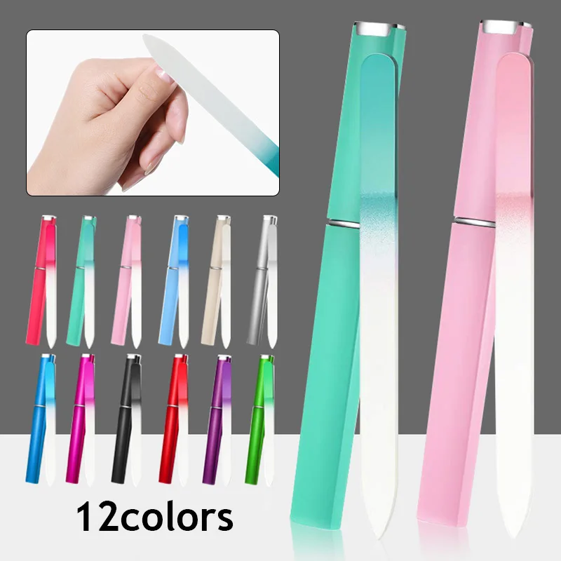Sdotter 1PC Colored Crystal Glass Nail File Transparent Nail Grinding Durable Glass Nail Gel Polishing File DIY Nail Art Manicur
Sdotter 1PC Colored Crystal Glass Nail File Transparent Nail Grinding Durable Glass Nail Gel Polishing File DIY Nail Art Manicur