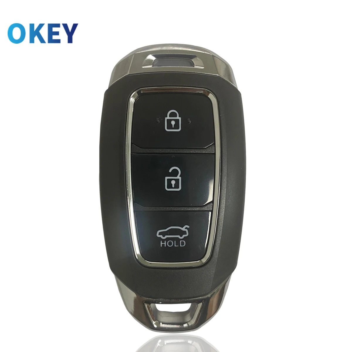 Чехол для автомобильного ключа Okey Сменный Hyundai Santa Fe 2018 2019 2020 FCC:TQ8-F0B-4F19 3 кнопочный