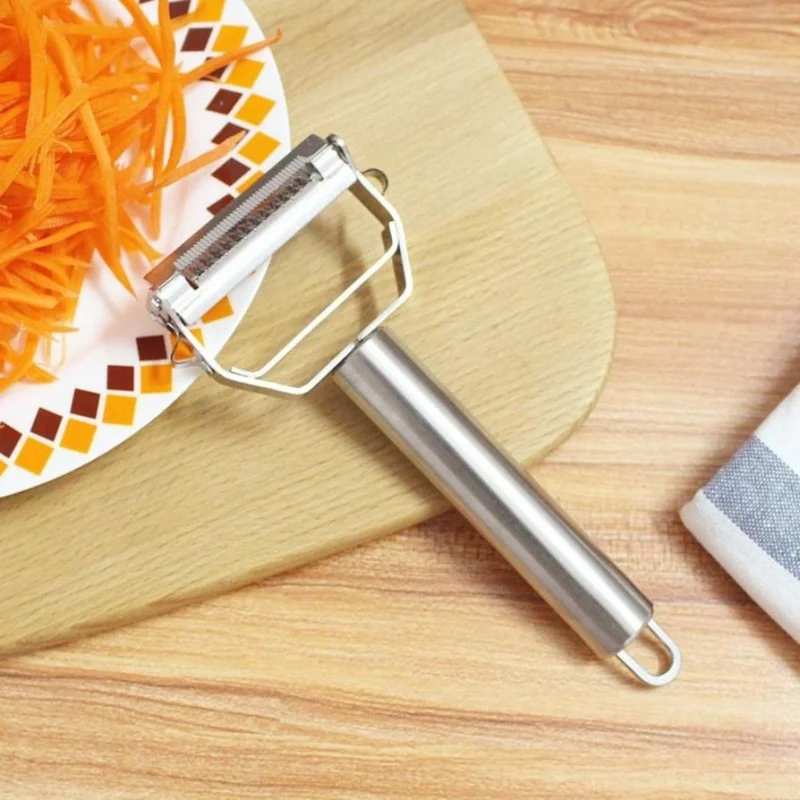 Stainless Steel Potato Cucumber Carrot Grater Julienne Peeler Vegetables Fruit Peeler Double Planing Grater Kitchen Gadget High
Stainless Steel Potato Cucumber Carrot Grater Julienne Peeler Vegetables Fruit Peeler Double Planing Grater Kitchen Gadget High