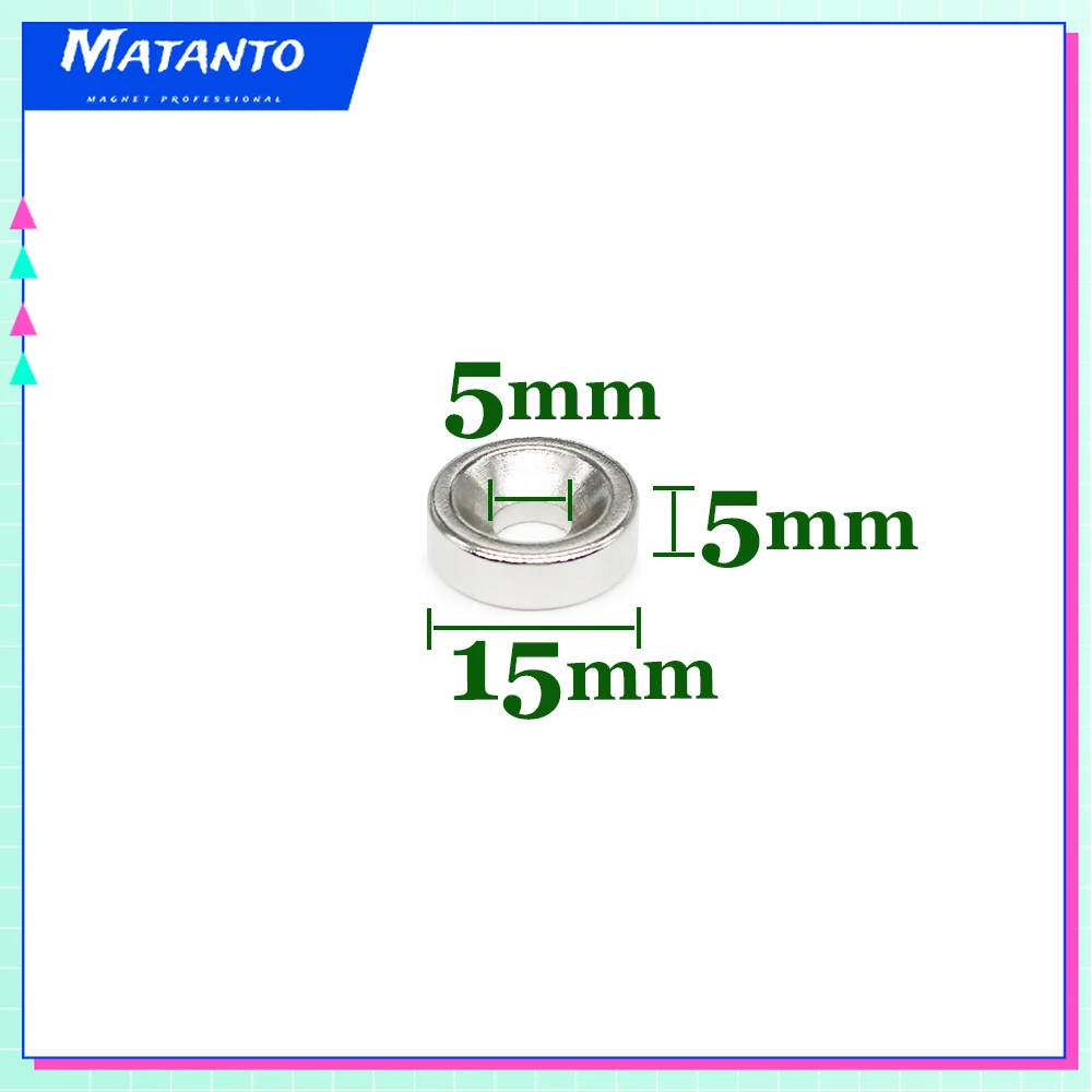 5/10/15/20/30/50PCS 15x5-5 Disc Search Magnet 15*5 mm Hole 5 mm Round Countersunk Permanent Neodymium Magnet 15x5-5mm N35 15*5-5
5/10/15/20/30/50PCS 15x5-5 Disc Search Magnet 15*5 mm Hole 5 mm Round Countersunk Permanent Neodymium Magnet 15x5-5mm N35 15*5-5
