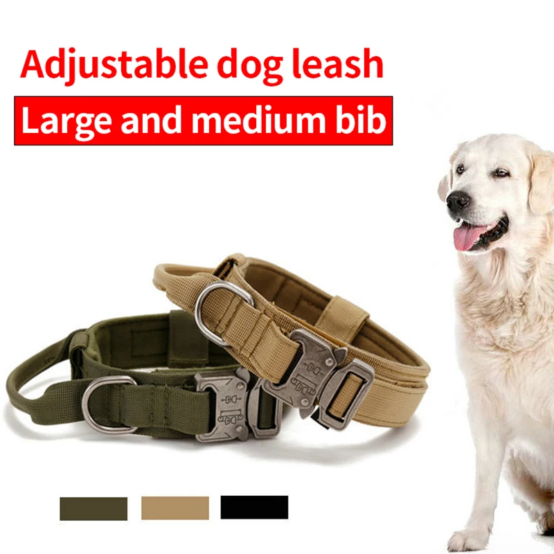 K9 Medium Large Dog Durable Tactical No Pull Collar Leash Set Adjustable German Shepherd Pet Military Training Accessories
K9 Medium Large Dog Durable Tactical No Pull Collar Leash Set Adjustable German Shepherd Pet Military Training Accessories