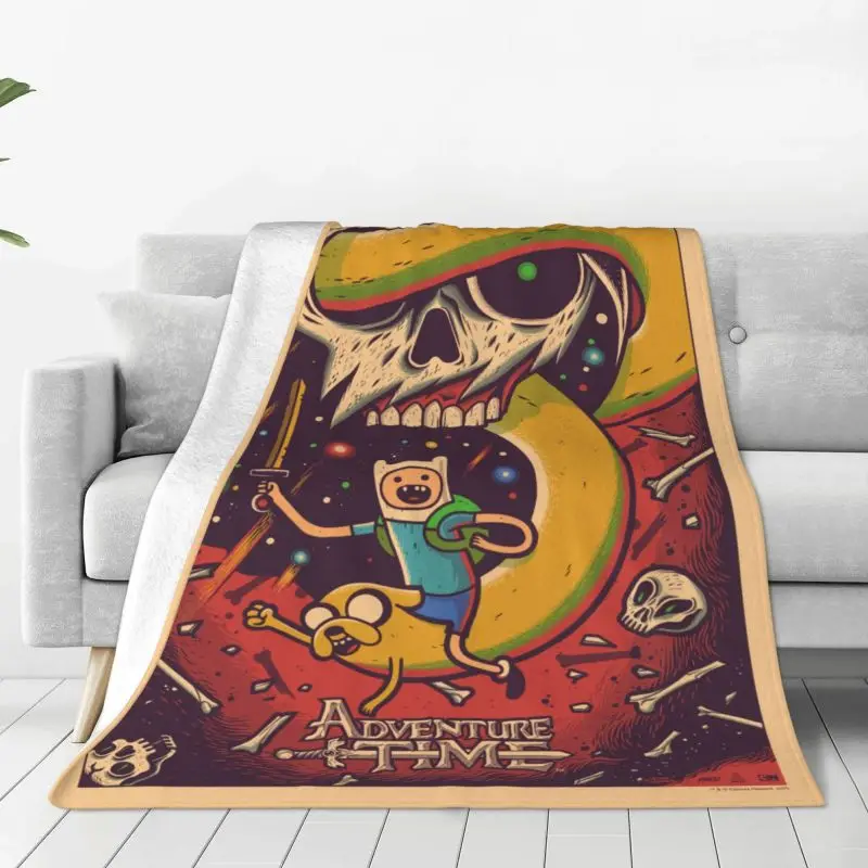 Finn Jake Cartoon Adventure Time Anime Throw Blanket Sofa Fleece Warm Flannel Blankets for Bedding Car Couch Quilt
Finn Jake Cartoon Adventure Time Anime Throw Blanket Sofa Fleece Warm Flannel Blankets for Bedding Car Couch Quilt
