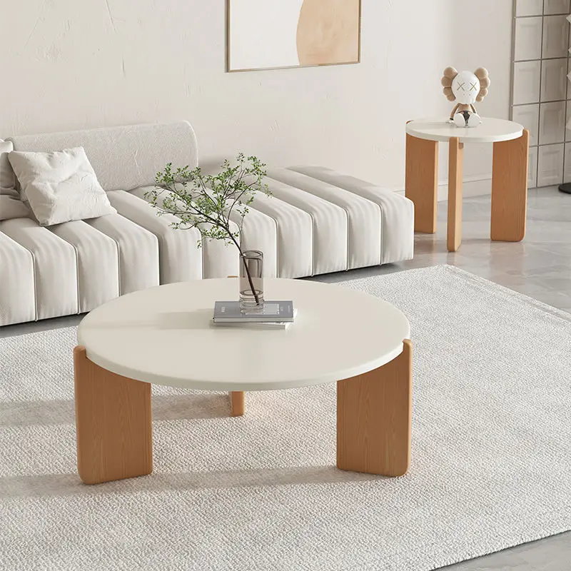 Wooden Center Coffee Table Nordic Unique Living Room Bedroom Round White Modern Tea Table Vase mesas auxiliares Home Furniture
Wooden Center Coffee Table Nordic Unique Living Room Bedroom Round White Modern Tea Table Vase mesas auxiliares Home Furniture