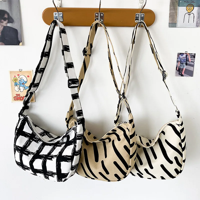 Casual Canvas Shoulder Bags for Women Fashion Plaid Handbags Large Capacity Female Crossbody Bag Totes Feminina
Casual Canvas Shoulder Bags for Women Fashion Plaid Handbags Large Capacity Female Crossbody Bag Totes Feminina