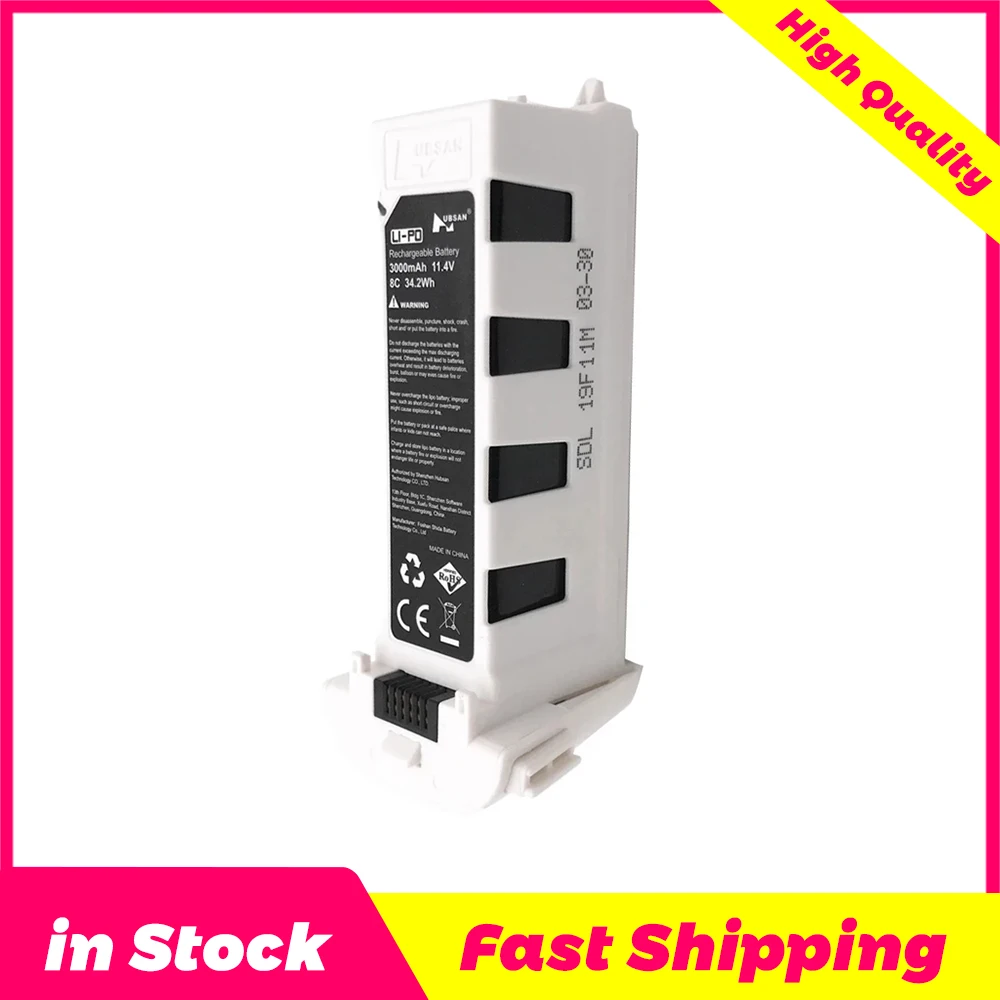 Original 11.4V 3000mah lipo battery for Hubsan H117S Zino brushless aerial camera quadcopter spare parts drone battery toy parts
Original 11.4V 3000mah lipo battery for Hubsan H117S Zino brushless aerial camera quadcopter spare parts drone battery toy parts