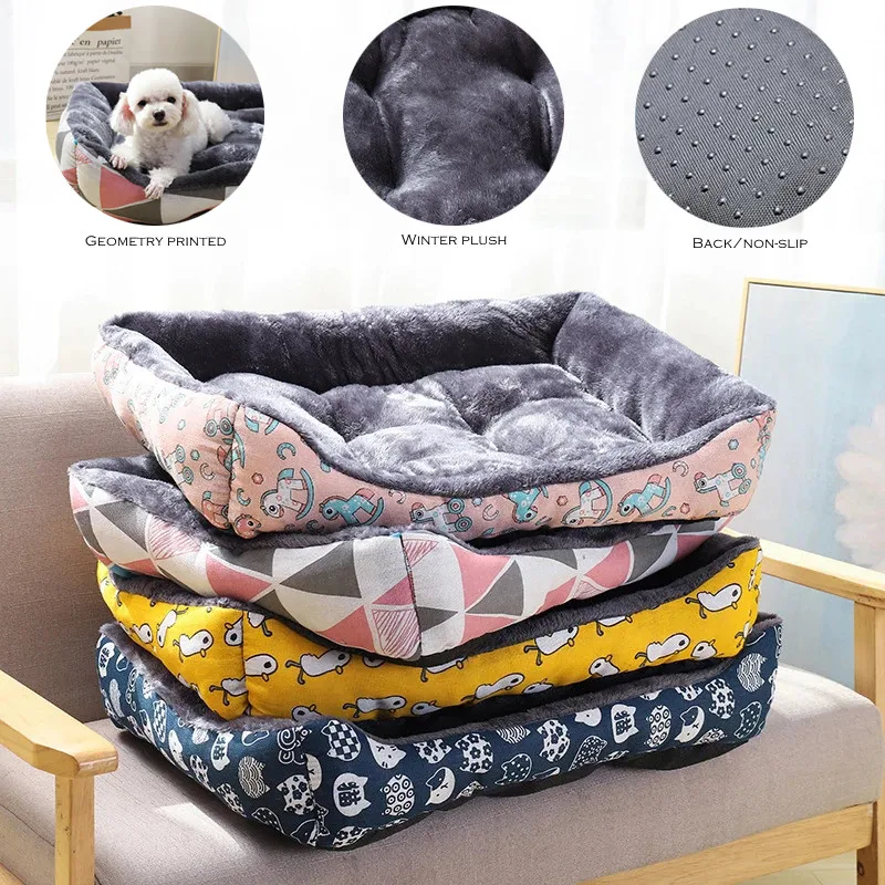 Pet Dog Bed Sofa Mats Pet supplies winter warm soft flannel animals accessories basket large medium small house cat bed S-2XL
Pet Dog Bed Sofa Mats Pet supplies winter warm soft flannel animals accessories basket large medium small house cat bed S-2XL