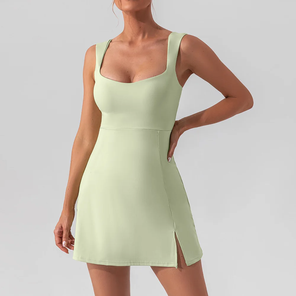 Fitness Suits Yoga Jumpsuits with Chest Pads Tennis Running Short Skirts Sportswear for Women Gym Sports Sets Workout Bodysuits
Fitness Suits Yoga Jumpsuits with Chest Pads Tennis Running Short Skirts Sportswear for Women Gym Sports Sets Workout Bodysuits