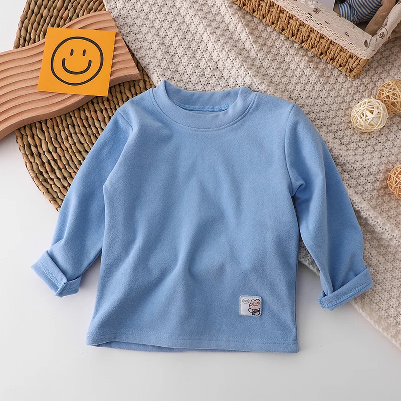 Boys Long Johns Children Clothing DeRong Velvet Bottoming Shirt Baby Sleepwear Autumn Winter Warm Pullover Tops Kids Underwear
Boys Long Johns Children Clothing DeRong Velvet Bottoming Shirt Baby Sleepwear Autumn Winter Warm Pullover Tops Kids Underwear