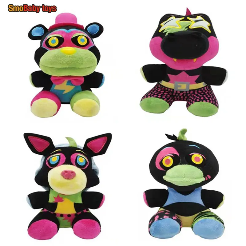 New 18cm FNAF Stuffed Plush Toys Freddy Fazbear Bear Foxy Rabbit Bonnie Peluche Juguetes 5 Nights At Freddy Plushie Toys Gifts
New 18cm FNAF Stuffed Plush Toys Freddy Fazbear Bear Foxy Rabbit Bonnie Peluche Juguetes 5 Nights At Freddy Plushie Toys Gifts