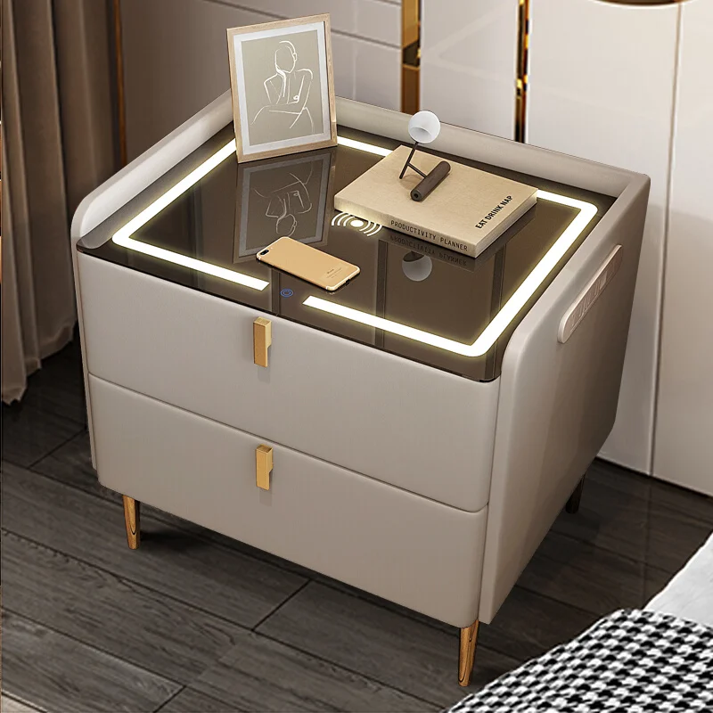 Luxury Smart Nightstands Wireless Charging Nights Storage Nightstands Drawer Headboards Mesa De Cama Beds Furniture Modern
Luxury Smart Nightstands Wireless Charging Nights Storage Nightstands Drawer Headboards Mesa De Cama Beds Furniture Modern