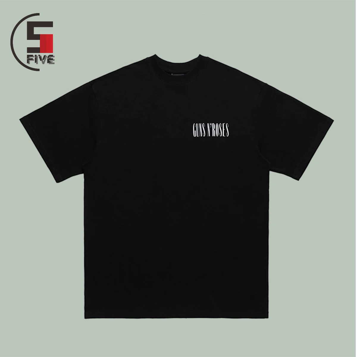 Футболка мужская с принтом «револьвер и роза» 
Футболка мужская с принтом «револьвер и роза»