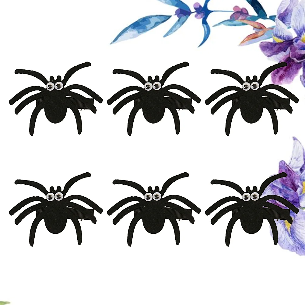6pcs Spoof Black Spider Hair Barrettes Halloween Dress Up Hair Ornament Party Props Barrettes For Girlss Funny Hair Pin Hair
6pcs Spoof Black Spider Hair Barrettes Halloween Dress Up Hair Ornament Party Props Barrettes For Girlss Funny Hair Pin Hair