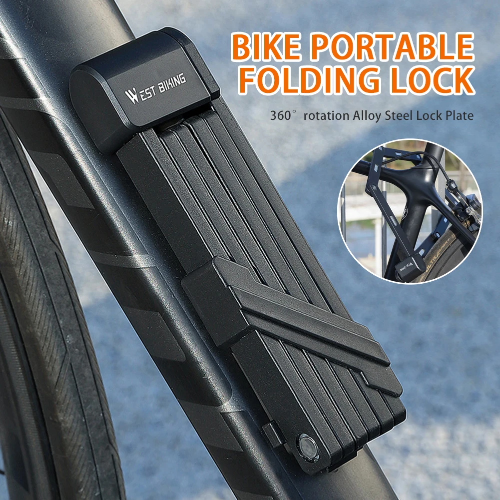 Folding Bicycle Lock Compact Steel Anti Theft MTB Road Bicycle Lock for E Bike Scooter Motorcycle Professional Strong Chain Lock
Folding Bicycle Lock Compact Steel Anti Theft MTB Road Bicycle Lock for E Bike Scooter Motorcycle Professional Strong Chain Lock