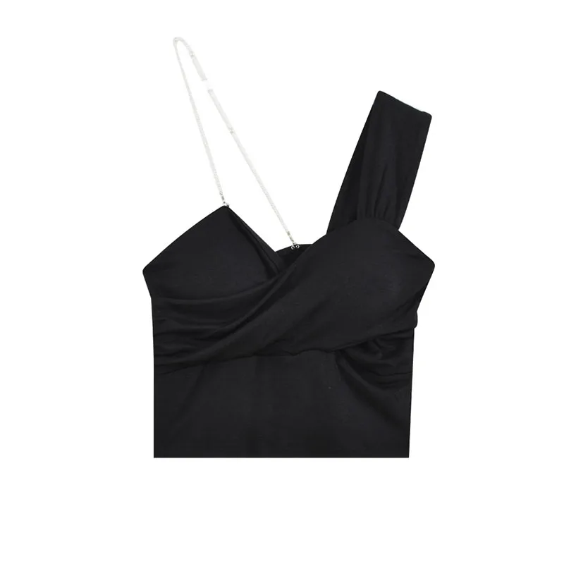 Chain Small Suspender Vest Women's New Summer Spice Girl Pure Desire Wind Beautiful Back Irregular Short Top
Chain Small Suspender Vest Women's New Summer Spice Girl Pure Desire Wind Beautiful Back Irregular Short Top