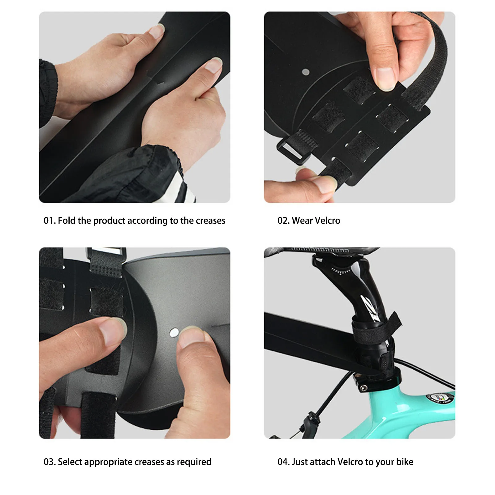 Durable High Quality Practical Brand New Compressive Bike Fender PP Durable Bike Fender Bike Splash Guard Black
Durable High Quality Practical Brand New Compressive Bike Fender PP Durable Bike Fender Bike Splash Guard Black