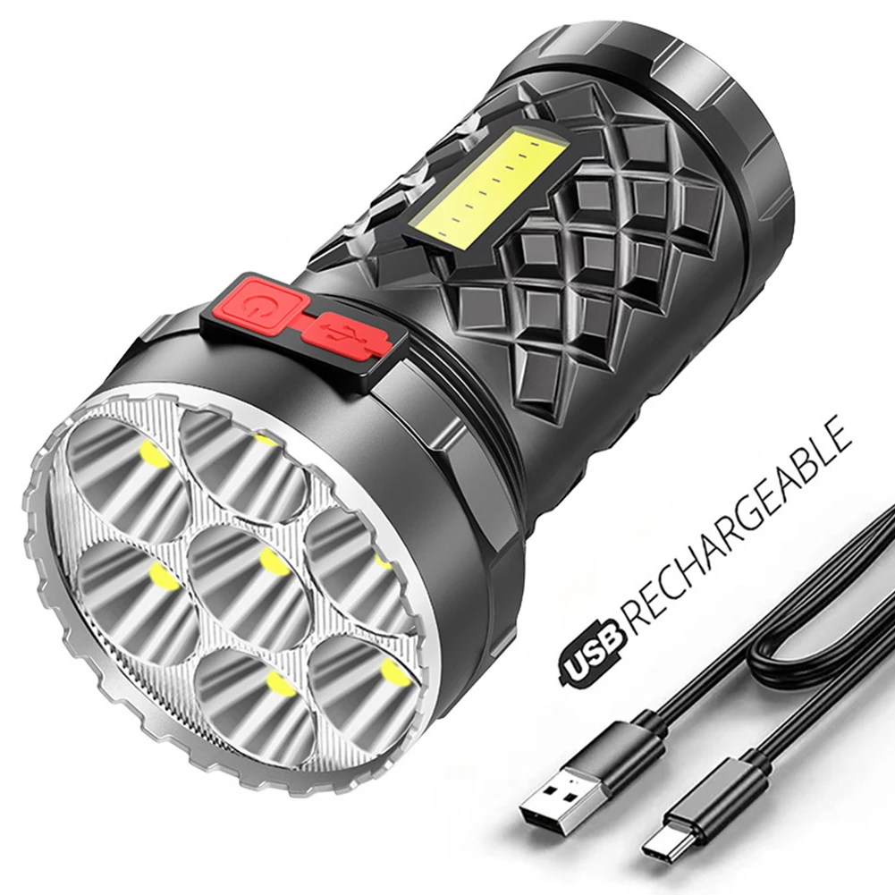 Portable Multi-function Flashlight USB Rechargeable Power Torch Lantern Warning Lantern Practical Lighting Accessories
Portable Multi-function Flashlight USB Rechargeable Power Torch Lantern Warning Lantern Practical Lighting Accessories