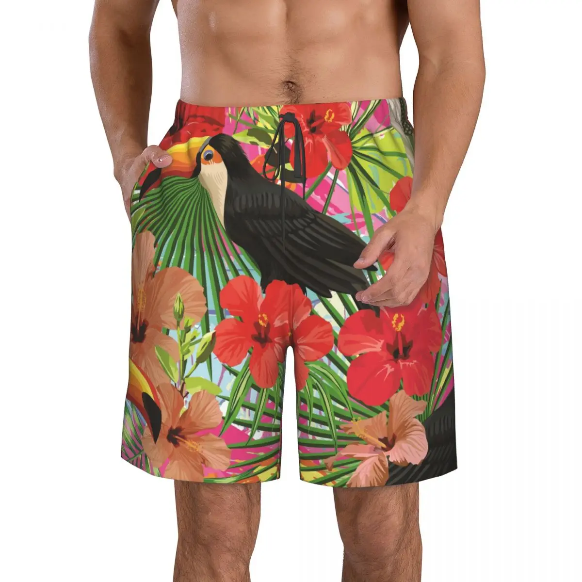 Mens Swimwear Swim Shorts Trunks Beach Board Shorts Swimsuits Mens Running Sports Surffing shorts Bird Hibiscus Quick Dry
Mens Swimwear Swim Shorts Trunks Beach Board Shorts Swimsuits Mens Running Sports Surffing shorts Bird Hibiscus Quick Dry