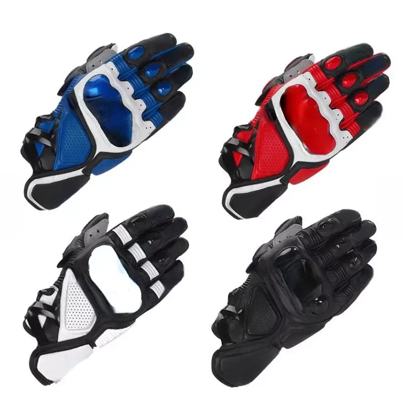 Кожаные перчатки для мотогонок, дышащие кожаные перчатки с закрытыми пальцами для занятий спортом на открытом воздухе, езды на кросс-байке
Кожаные перчатки для мотогонок, дышащие кожаные перчатки с закрытыми пальцами для занятий спортом на открытом воздухе, езды на кросс-байке