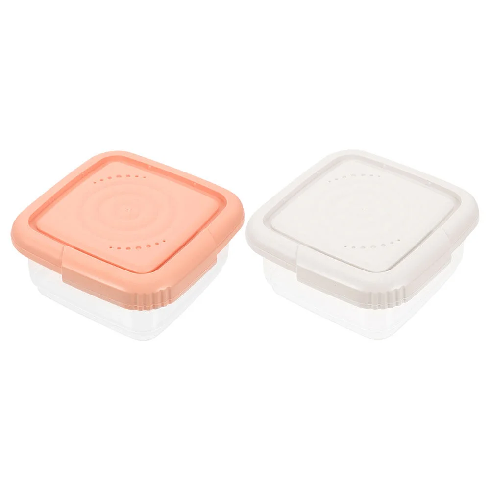 2 Pcs Plastic Organizer Box Noodle Box Butter Slices Storage Holder Nut Cases Cheese Keeper For Refrigerator Covered Pp Food
2 Pcs Plastic Organizer Box Noodle Box Butter Slices Storage Holder Nut Cases Cheese Keeper For Refrigerator Covered Pp Food