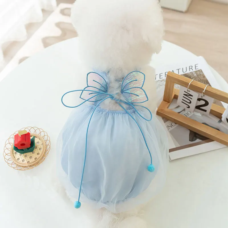 Spring Summer Pet Clothes Kitten Puppy Fantasy Butterfly Decoration Slip Dress Small and Medium-sized Dog Cute Dress Chihuahua
Spring Summer Pet Clothes Kitten Puppy Fantasy Butterfly Decoration Slip Dress Small and Medium-sized Dog Cute Dress Chihuahua