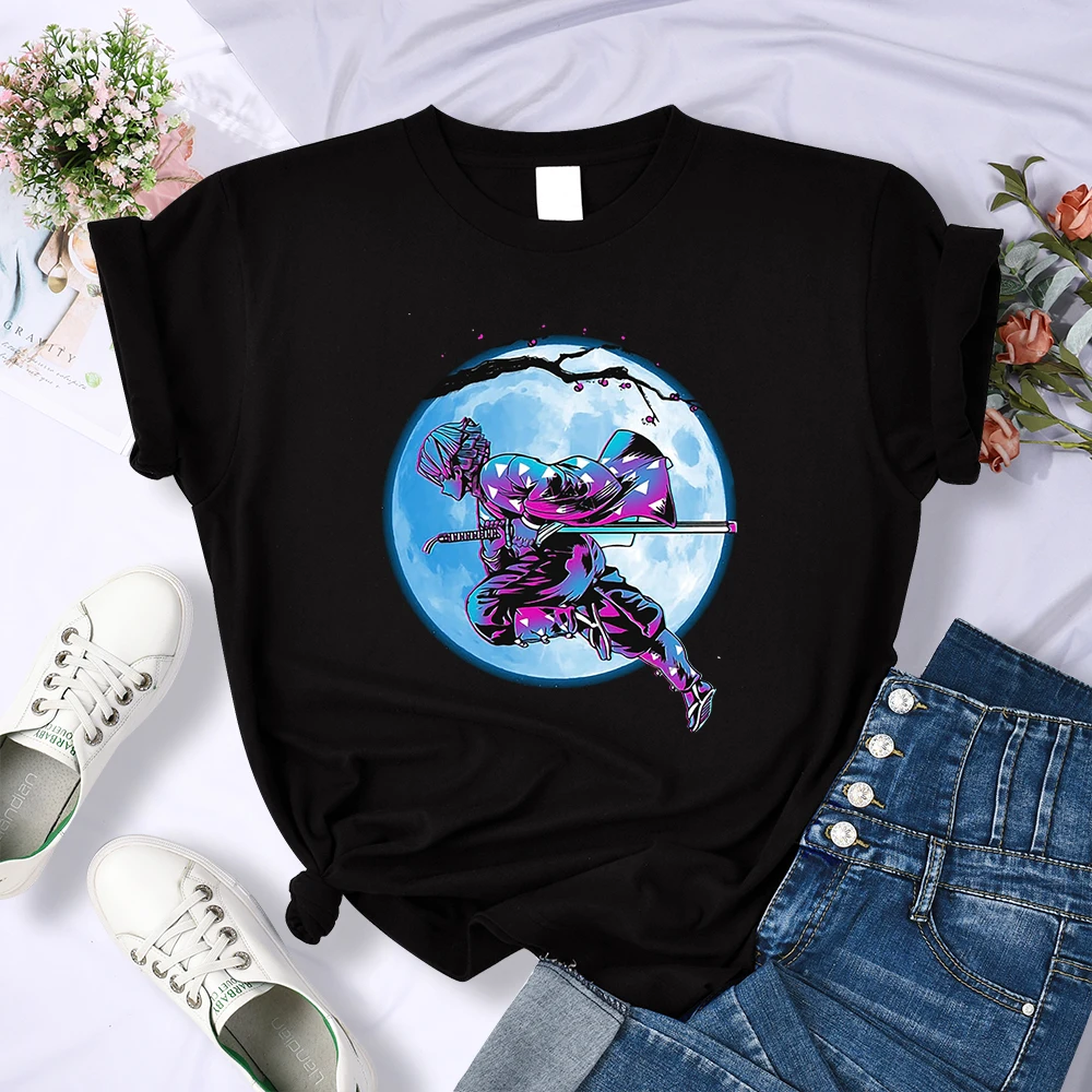 Demon Slayer Zenitsu Prints Tee Woman Summer Breathable T Shirts Comfortable Short Sleeve Shirts Hot Sale Casual Tee Clothing
Demon Slayer Zenitsu Prints Tee Woman Summer Breathable T Shirts Comfortable Short Sleeve Shirts Hot Sale Casual Tee Clothing