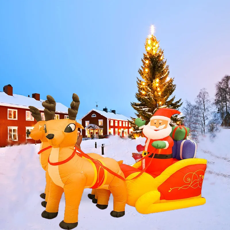 1.2-2.5m Inflatable Christma Decoration LED Glowing Navidad Giant Inflable SantaClaus Elk Xmas Tree Party Garden Decor Gifts
1.2-2.5m Inflatable Christma Decoration LED Glowing Navidad Giant Inflable SantaClaus Elk Xmas Tree Party Garden Decor Gifts
