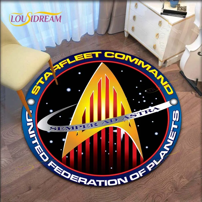 Star Trek Logo Pattern Area Rug Round Floor Mat Living Room Carpet Bathroom Kitchen Rug Doormat
Star Trek Logo Pattern Area Rug Round Floor Mat Living Room Carpet Bathroom Kitchen Rug Doormat