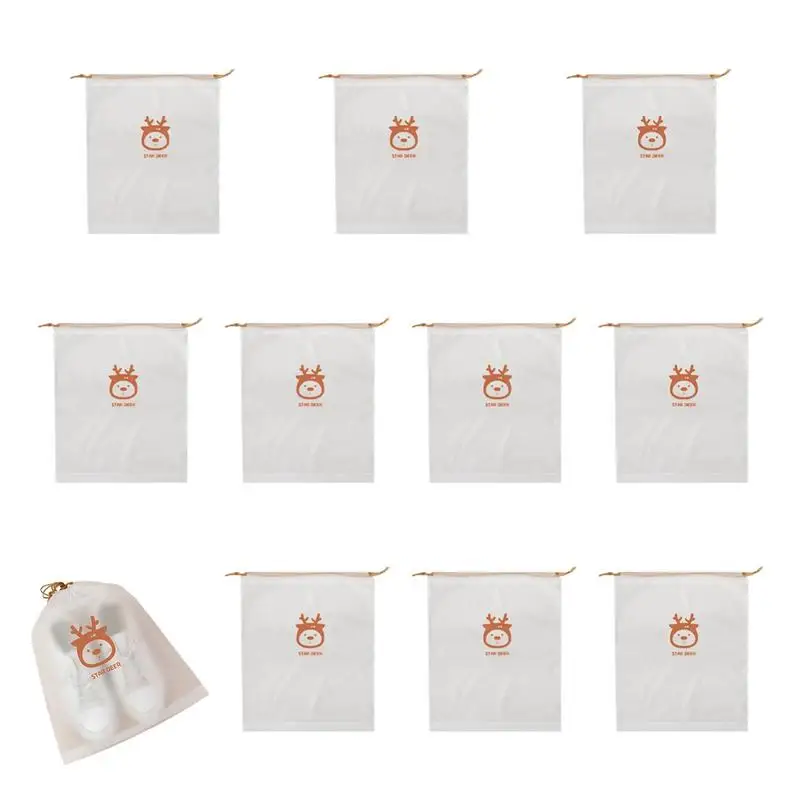 Shoe Travel Bag 10pcs Reusable Sports Sneaks Drawstring Carrier Multi-Functional Dust Bag For Laundry Toiletries Luggage
Shoe Travel Bag 10pcs Reusable Sports Sneaks Drawstring Carrier Multi-Functional Dust Bag For Laundry Toiletries Luggage
