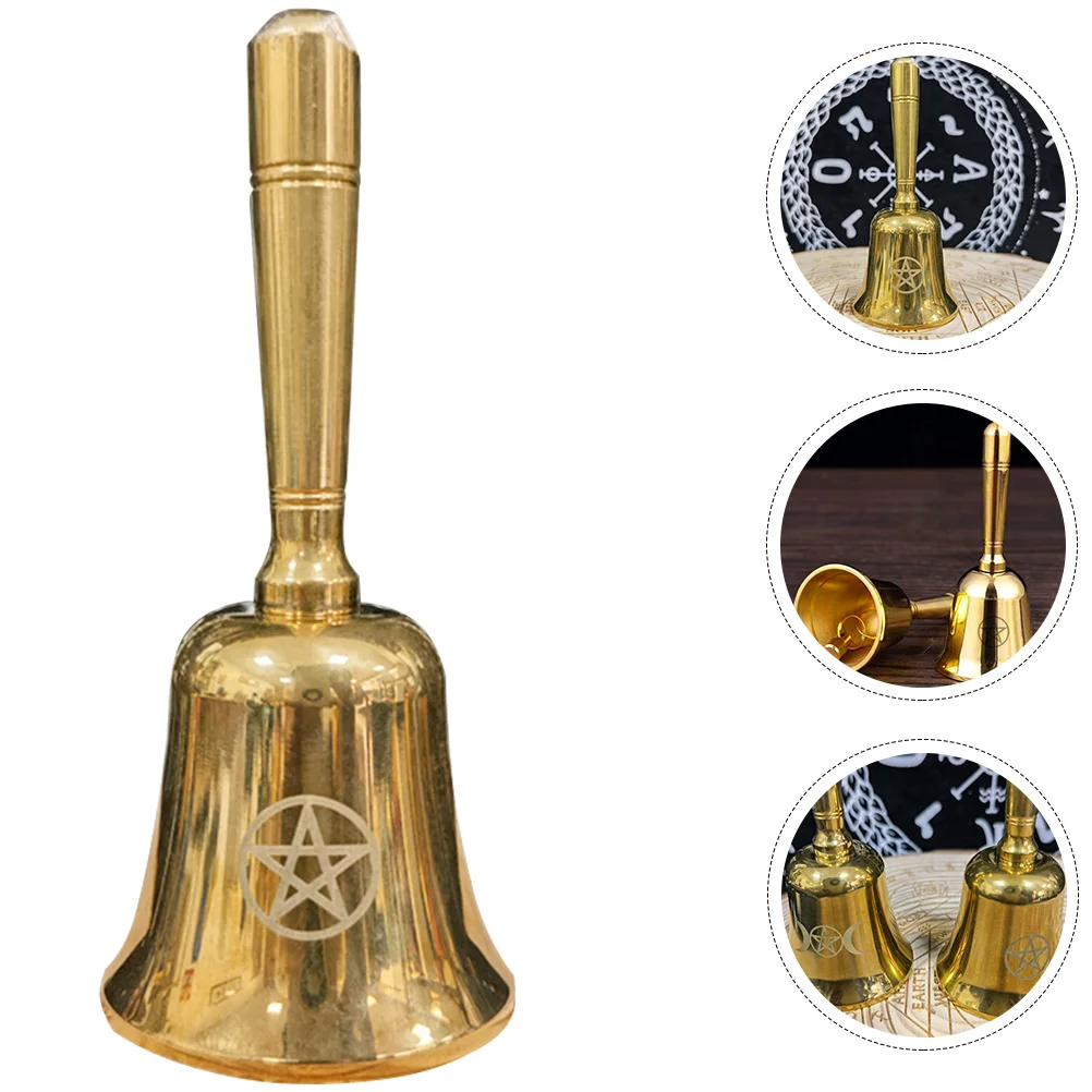 Bell Altar Bells Hand Ritual Brass Witch Decor Handbell Dinner Wedding Temple Wiccan Loud Reception Classroom Percussion Toy
Bell Altar Bells Hand Ritual Brass Witch Decor Handbell Dinner Wedding Temple Wiccan Loud Reception Classroom Percussion Toy