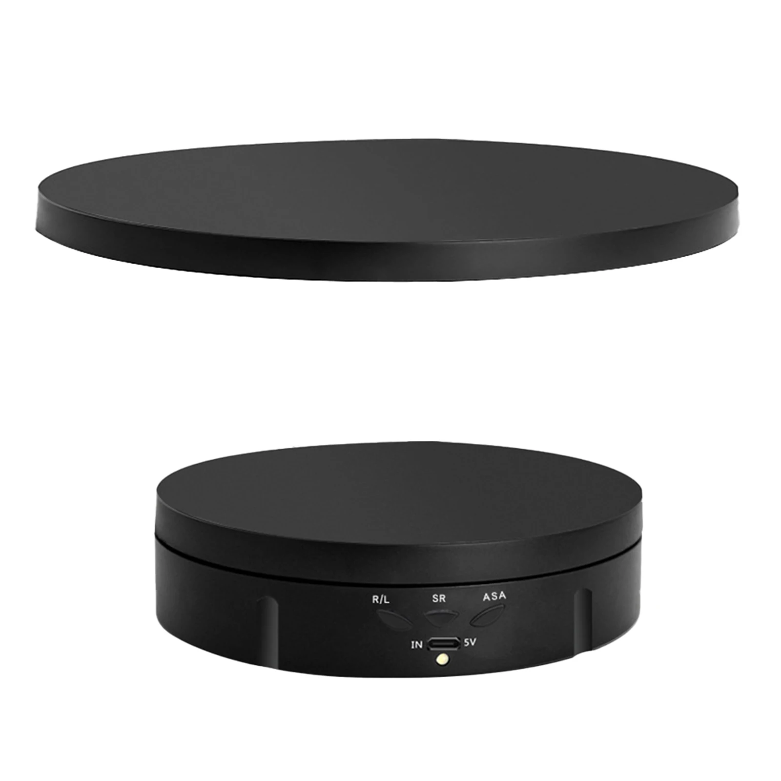 Electric Stand Display Stand 360° Electric Rotating Visualizer Remote Control Turntable Regulation White/Black
Electric Stand Display Stand 360° Electric Rotating Visualizer Remote Control Turntable Regulation White/Black