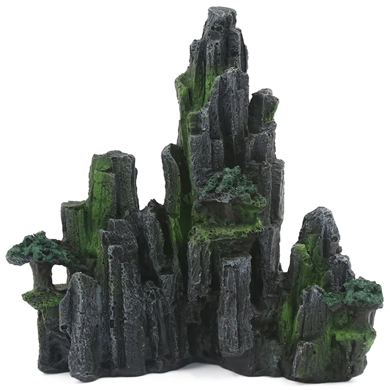 2X Aquarium Ornament Resin Rockery Artificial Hill Resin Mountain View Rock Decorating Ornament Fish Tank-B
2X Aquarium Ornament Resin Rockery Artificial Hill Resin Mountain View Rock Decorating Ornament Fish Tank-B